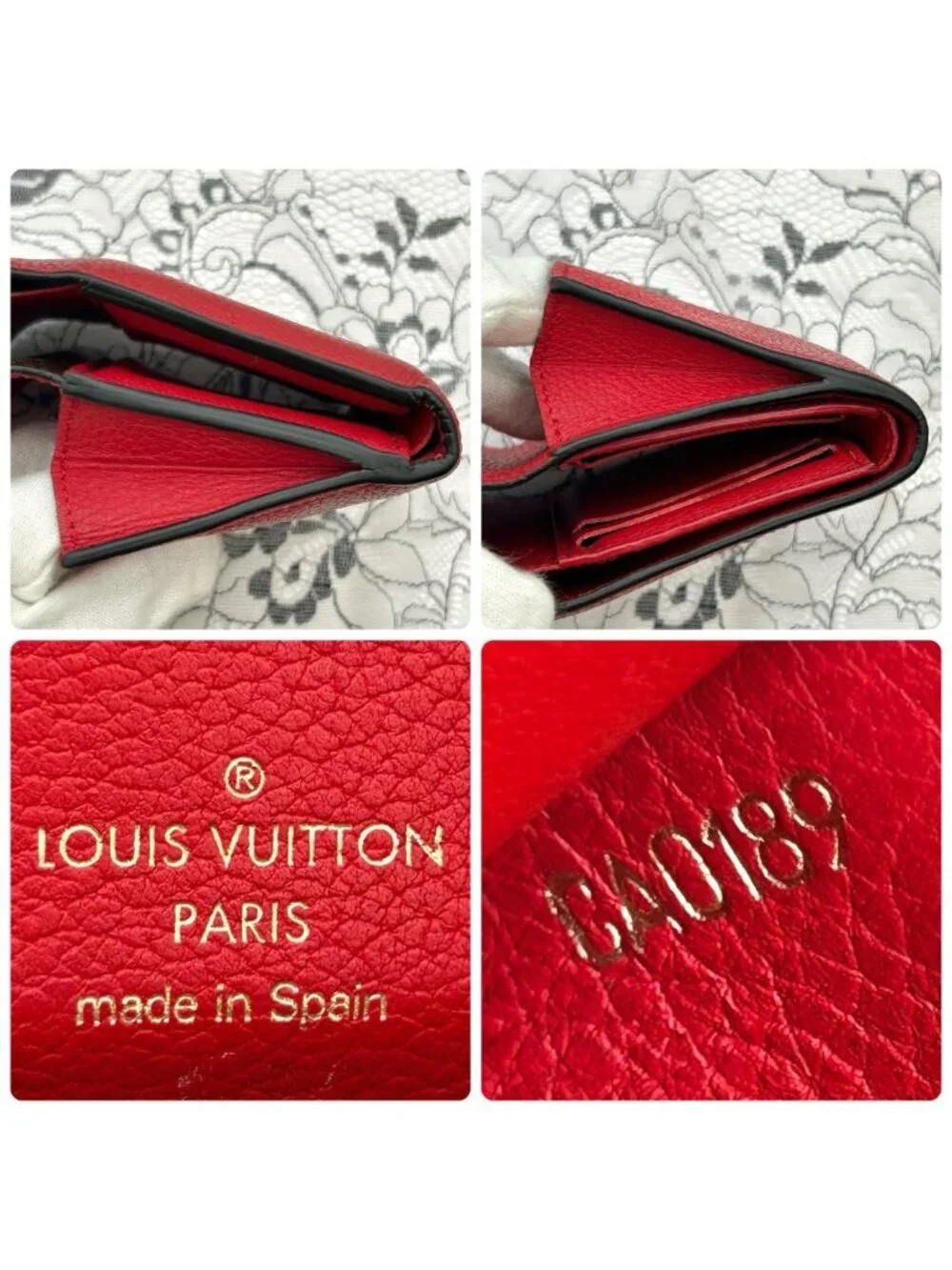 Louis Vuitton Portefeuille Double Compact Folded Wallet